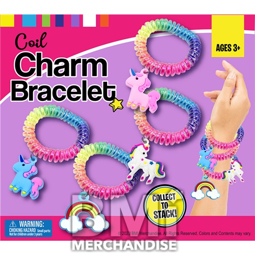 75 POINT- 250PC COIL CHARM BRACELET MODULAR CAPSULE KIT